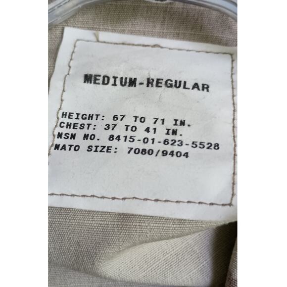 Army Camouflage Combat Uniform Zip Jacket Insect Shield NWT Medium Regular - Picture 7 of 9